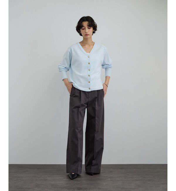 SALON adam et rope'「tacca Cギャバ STYLE UP TACK PANTS」|チノ|