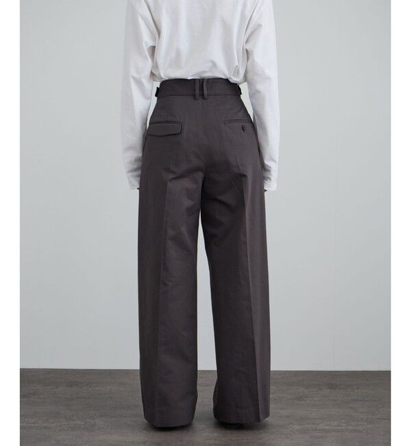 SALON adam et rope'「tacca Cギャバ STYLE UP TACK PANTS」|チノ|