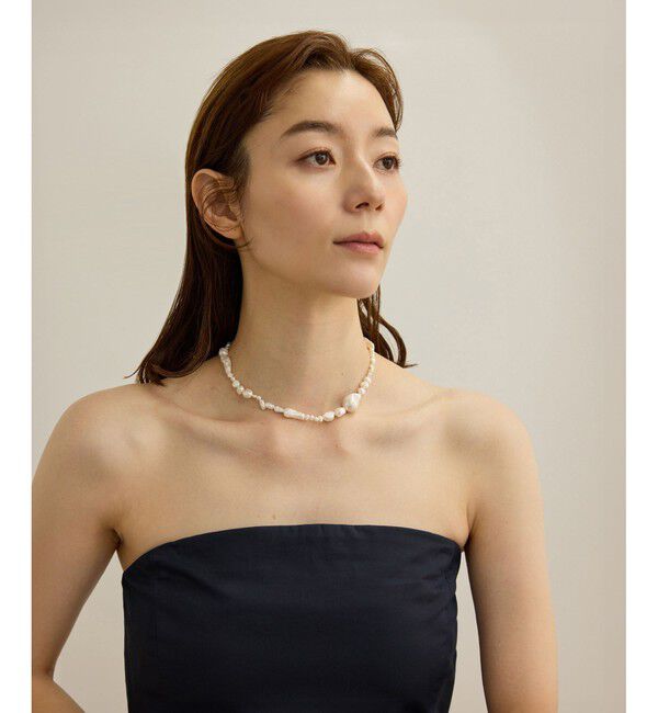 ROPE'「ランダムパールショートネックレス」|ネックレス|オフサブ