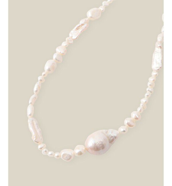 ROPE'「ランダムパールショートネックレス」|ネックレス|