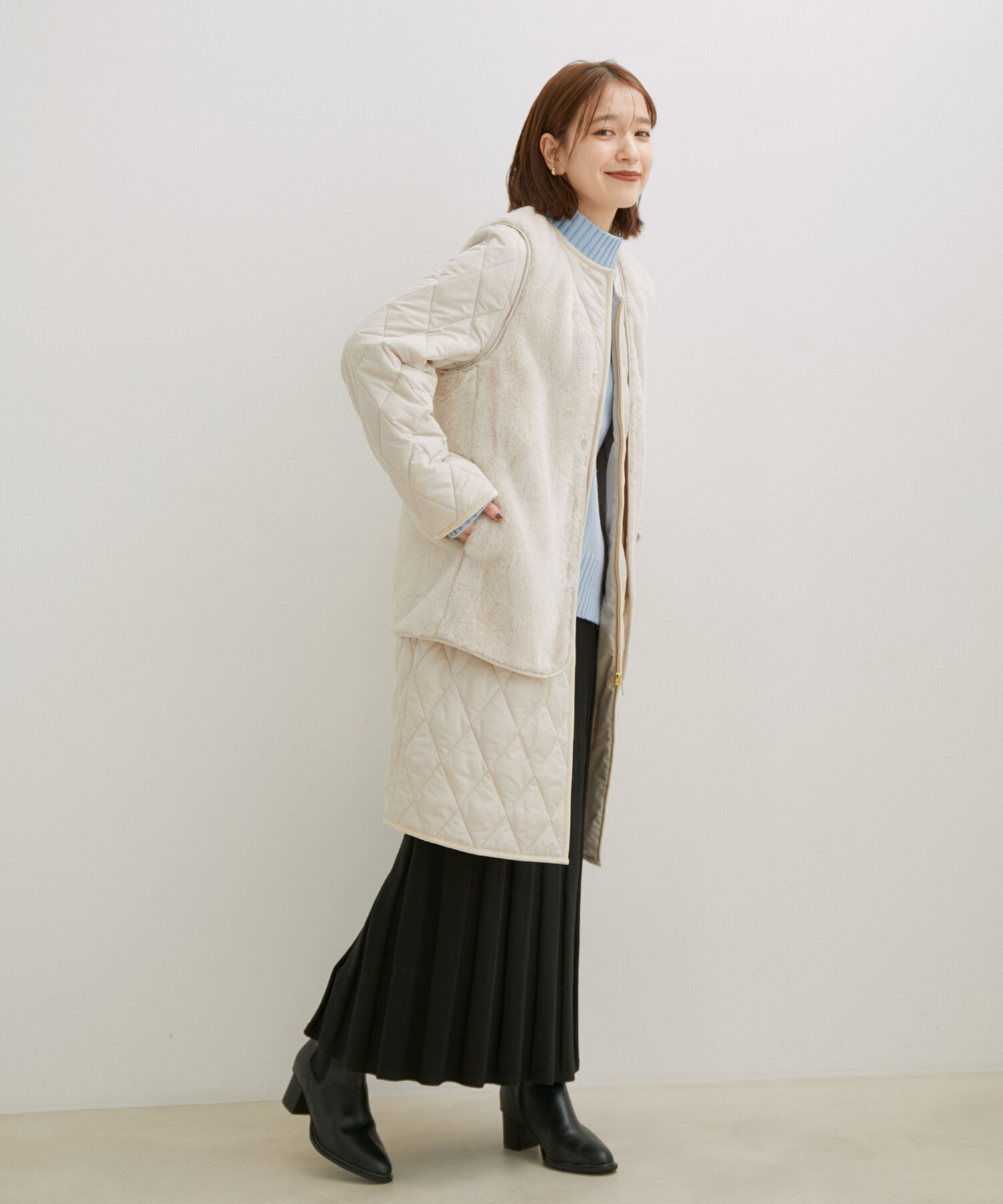 Juze「ヒールサイドゴアブーツ」|その他|