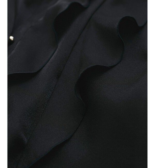 VIS「【洗える】シアーラッフルブラウス」|シャツ・ブラウス|