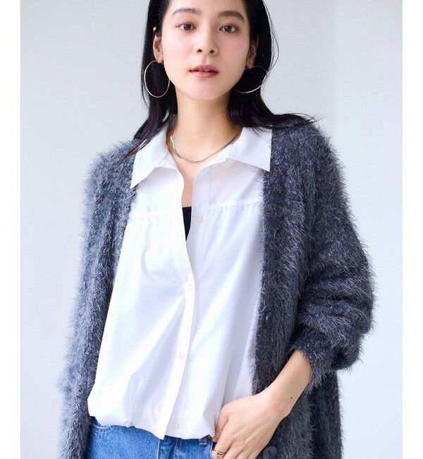 VIS「【WEB限定】バルーンペプラムブラウス」|シャツ・ブラウス|