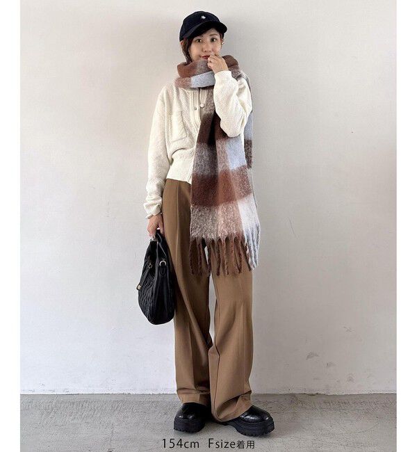 VIS「くるみ釦ニットカーディガン」|カーディガン|