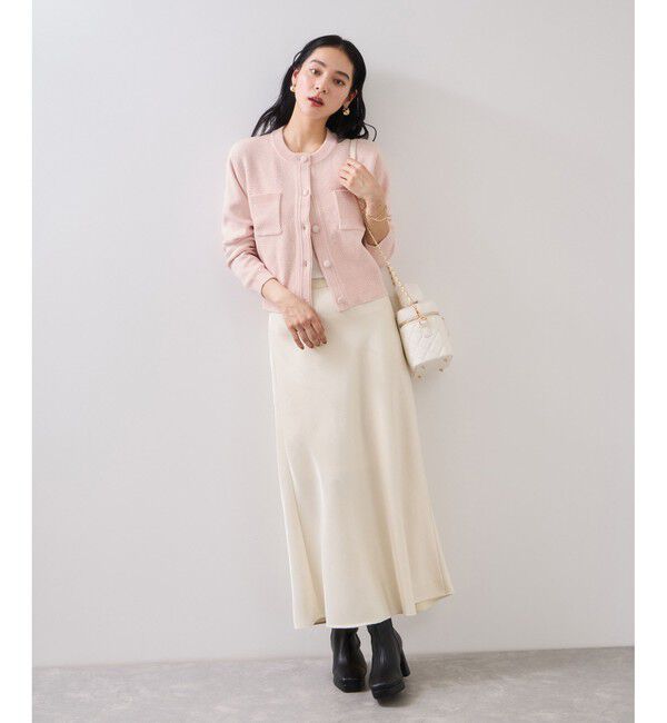 VIS「くるみ釦ニットカーディガン」|カーディガン|