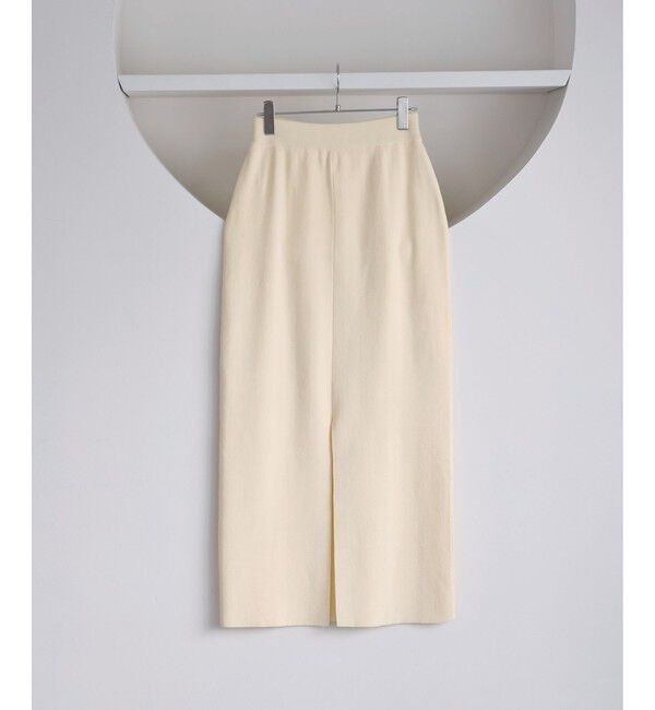 VIS「ピンタックデザインニットスカート」|スカート|