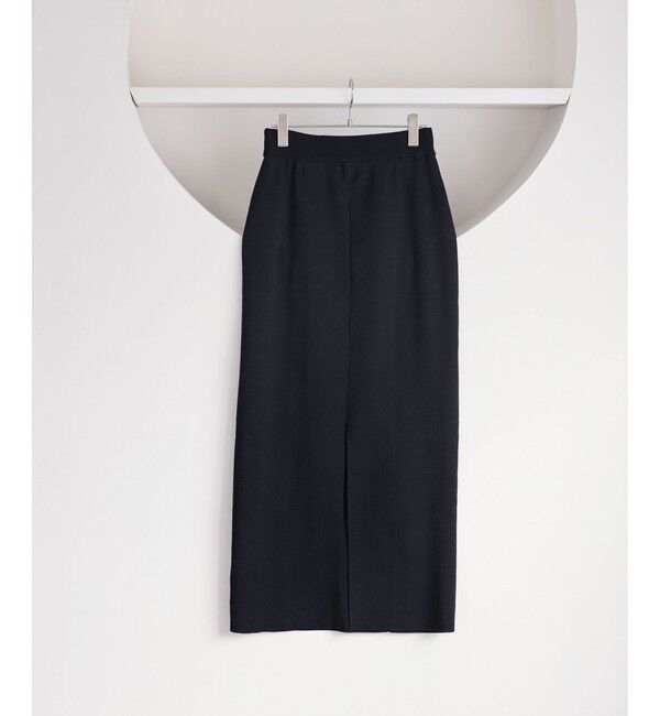 VIS「ピンタックデザインニットスカート」|スカート|