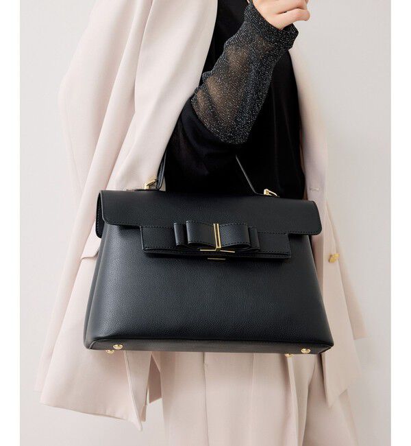 VIS「リボンベルトワンハンドルバッグ/軽量・2WAY」|ハンドバッグ|