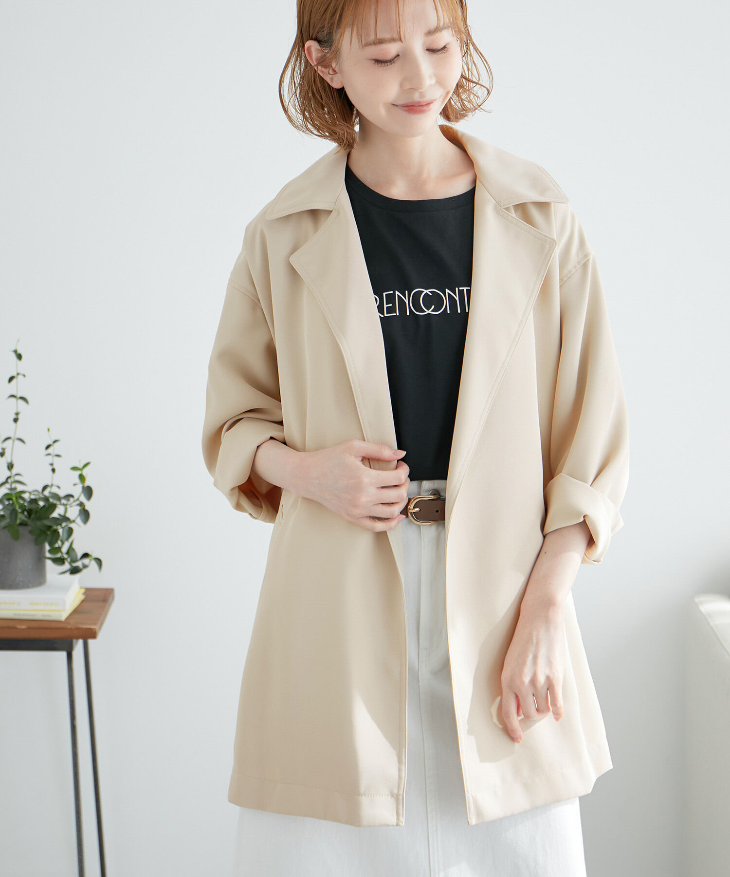 Rope&rsquo;Picnic「チェスターショートコート」|チェスターコート|