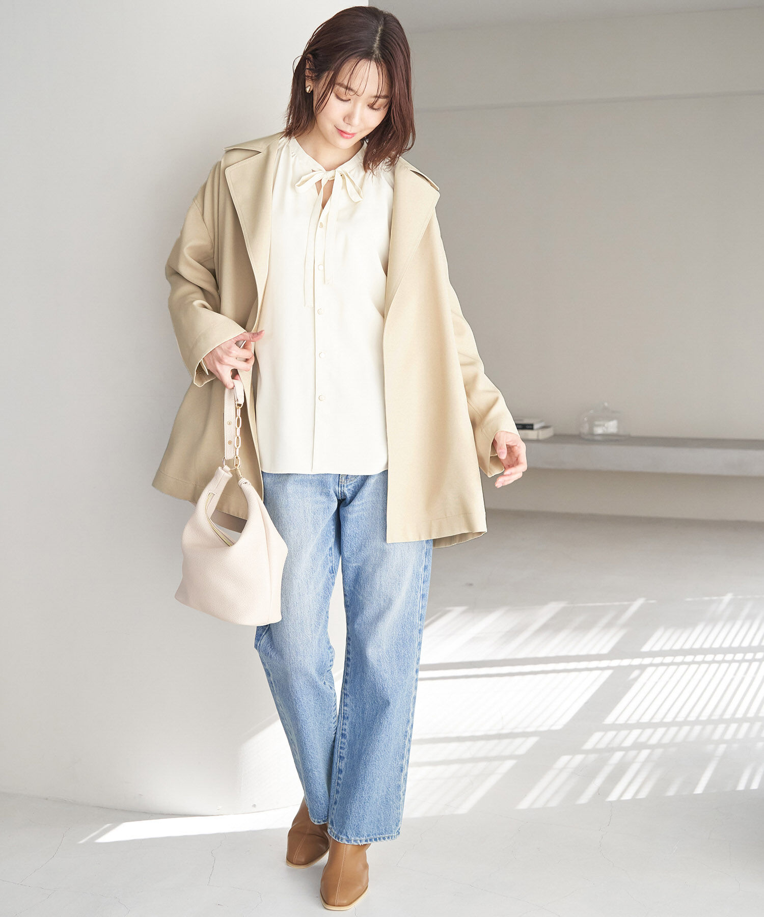 Rope&rsquo;Picnic「チェスターショートコート」|チェスターコート|