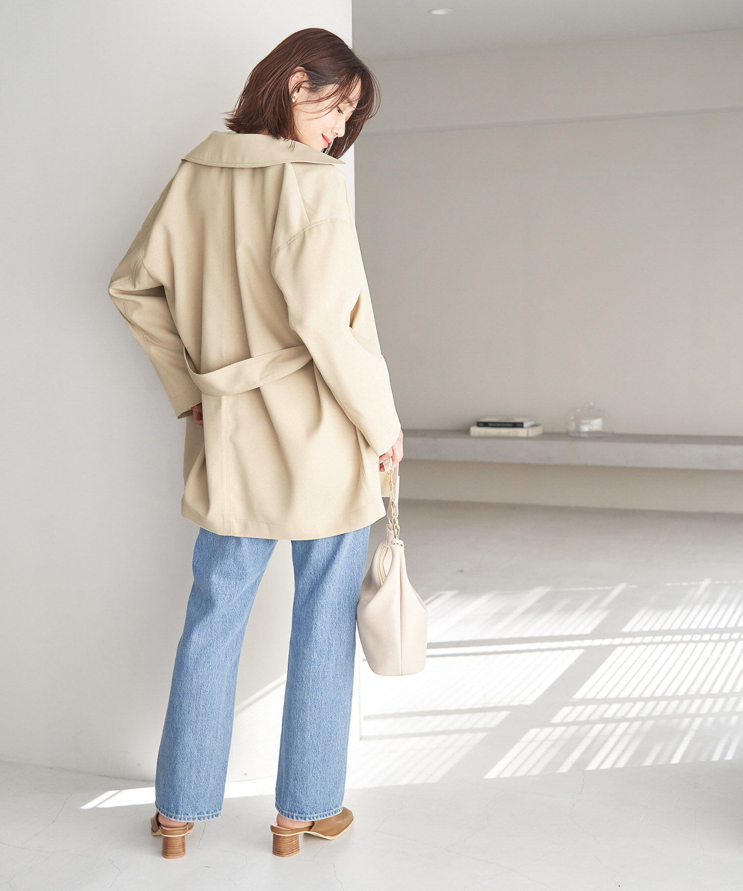 Rope&rsquo;Picnic「チェスターショートコート」|チェスターコート|