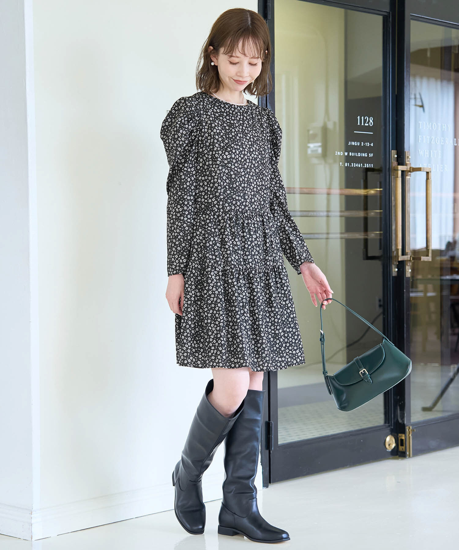 Rope&rsquo;Picnic「小花柄ワンピース/リンクコーデ」|ワンピース|