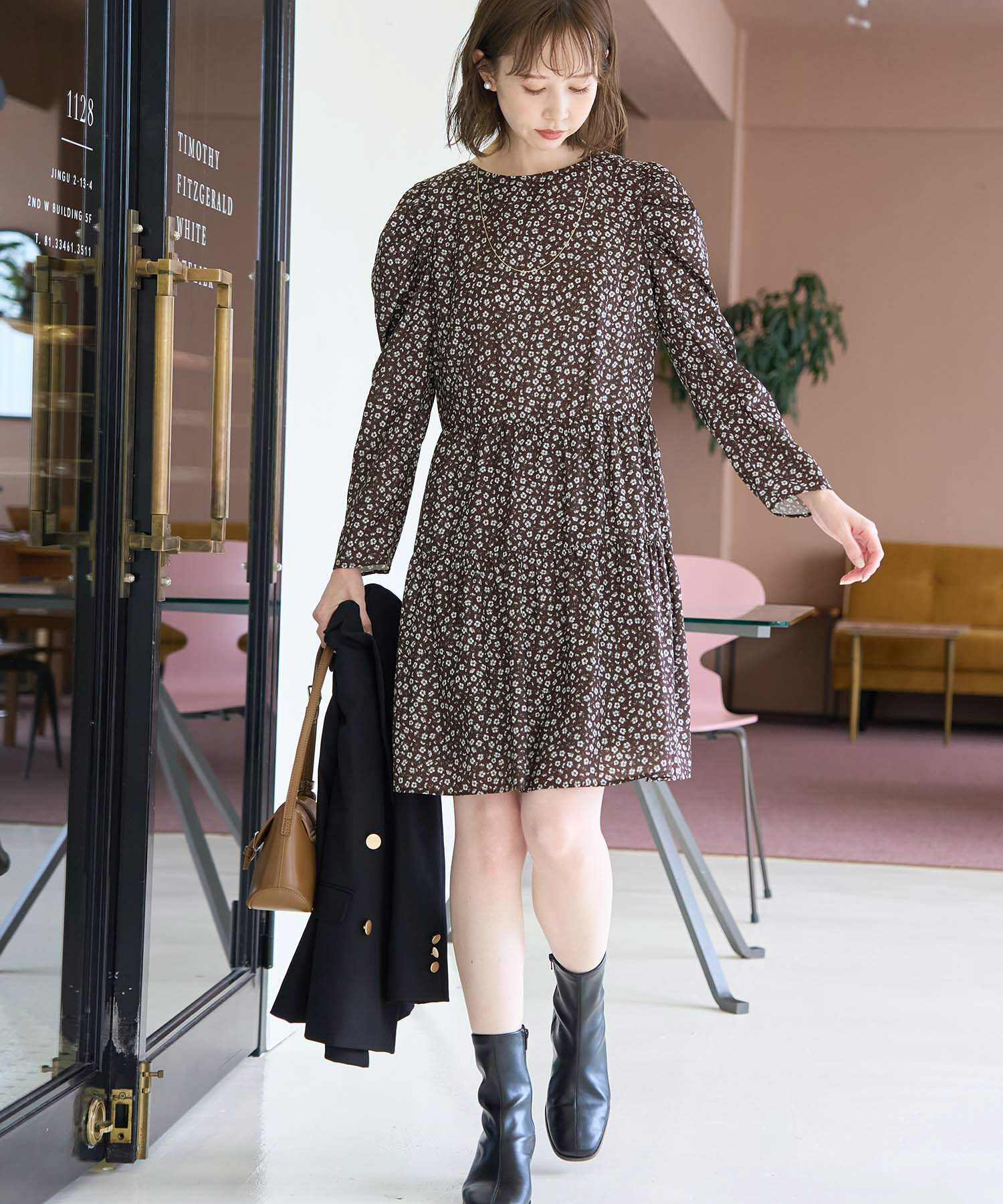 Rope&rsquo;Picnic「小花柄ワンピース/リンクコーデ」|ワンピース|