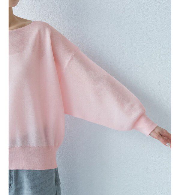 Rope&rsquo;Picnic「スポンジシアーニットプルオーバー」|ニット・セーター|