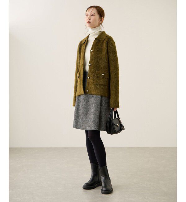 Rope&rsquo;Picnic「アンチピリングリブタートルニットプルオーバー/イージーケア」|ニット・セーター|