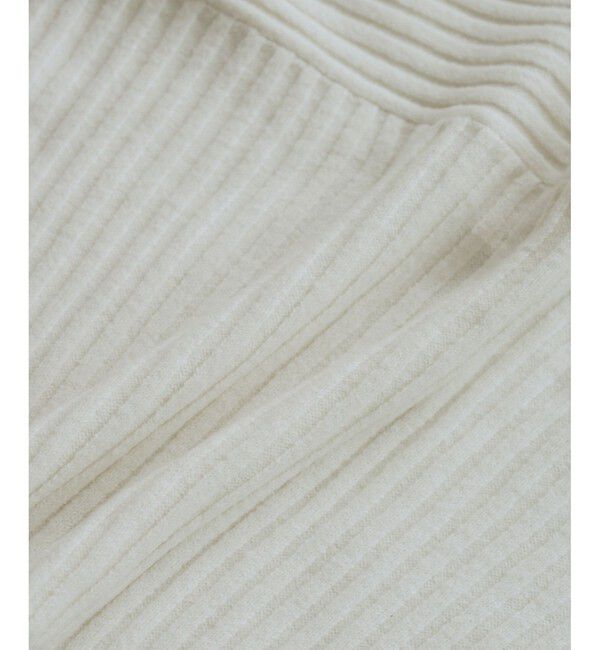 Rope&rsquo;Picnic「もちもちリブ切り替えニットプルオーバー/イージーケア・リンクコーデ」|ニット・セーター|