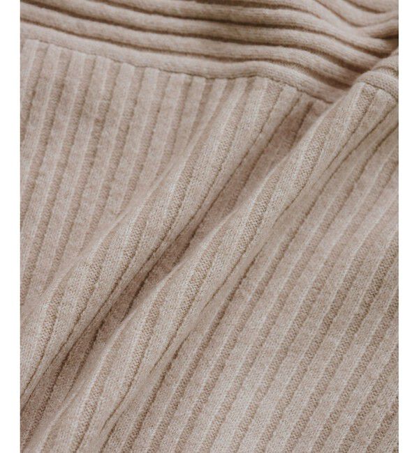 Rope&rsquo;Picnic「もちもちリブ切り替えニットプルオーバー/イージーケア・リンクコーデ」|ニット・セーター|