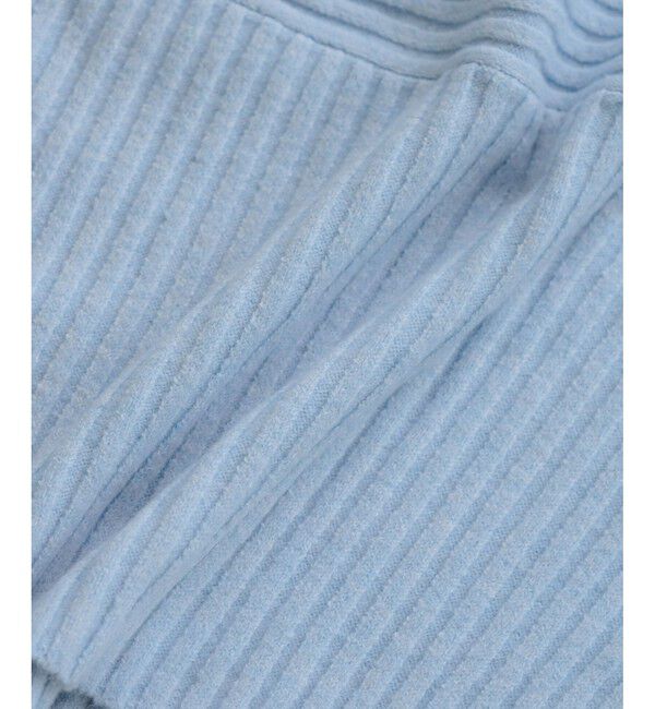 Rope&rsquo;Picnic「もちもちリブ切り替えニットプルオーバー/イージーケア・リンクコーデ」|ニット・セーター|