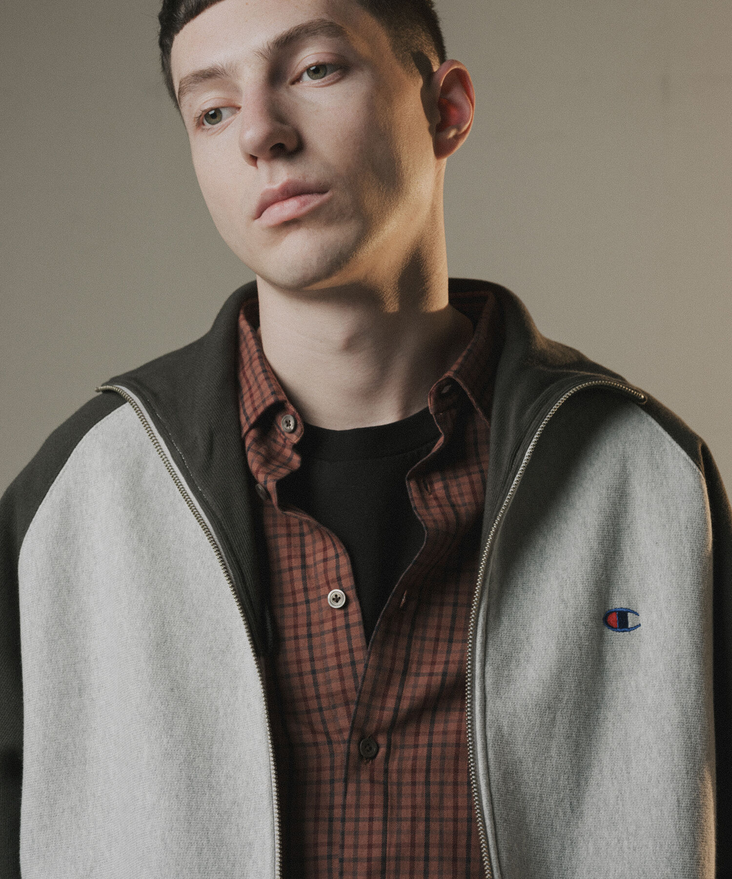 ADAM ET ROPE'「《別注》【Champion/チャンピオン】REVERSE WEAVE TRACK JACKET」|カーディガン|