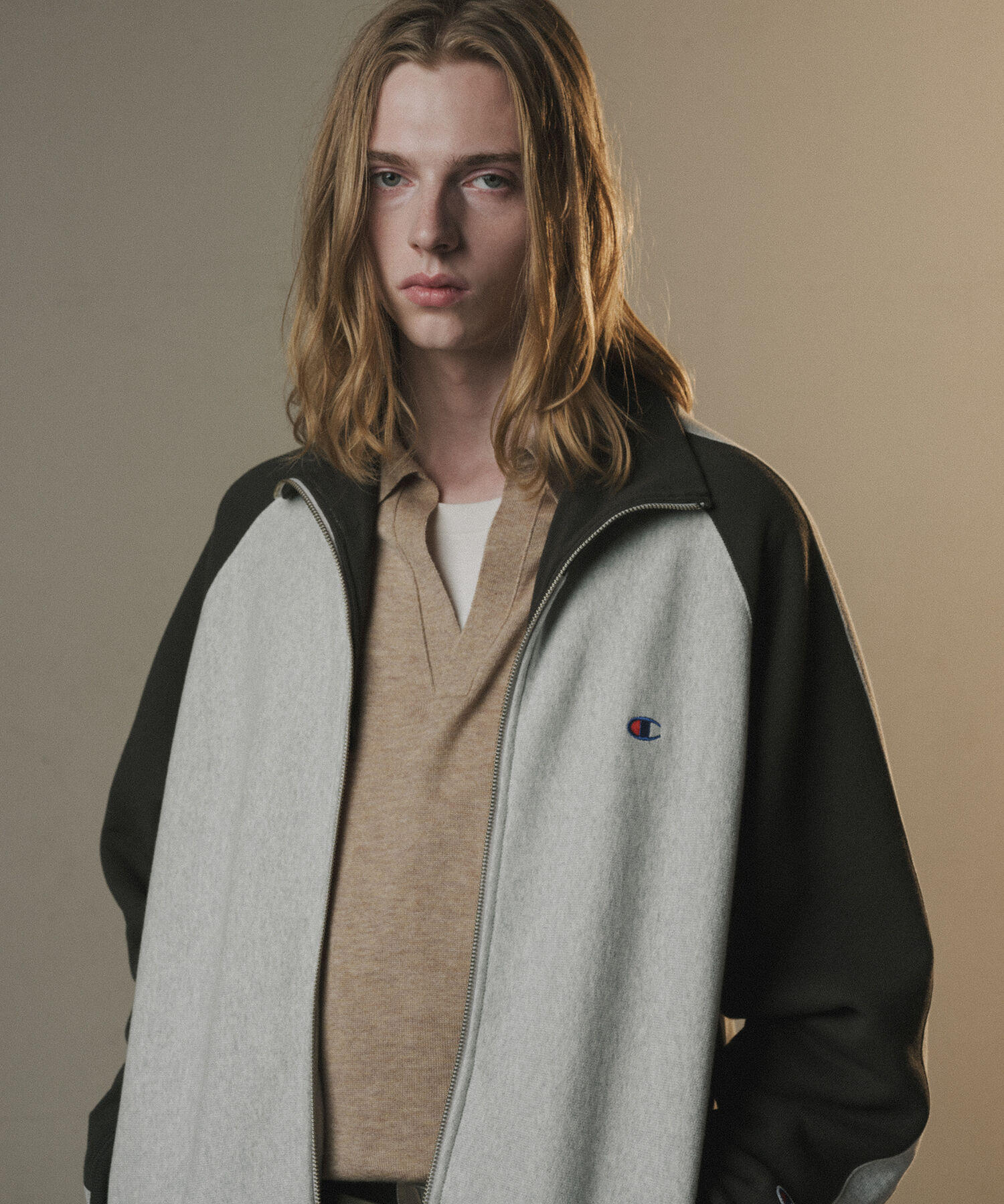 ADAM ET ROPE'「《別注》【Champion/チャンピオン】REVERSE WEAVE TRACK JACKET」|カーディガン|