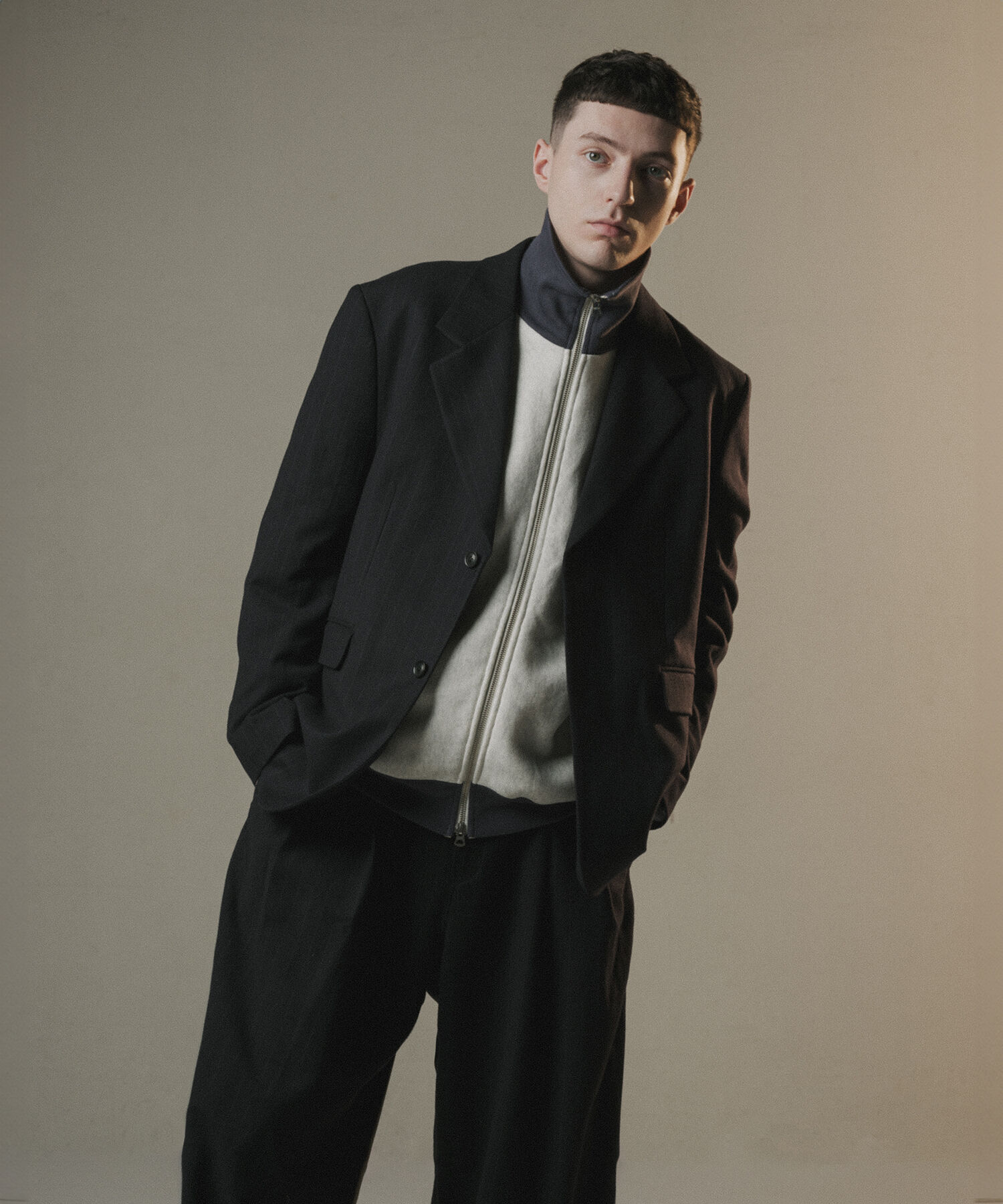 ADAM ET ROPE'「《別注》【Champion/チャンピオン】REVERSE WEAVE TRACK JACKET」|カーディガン|