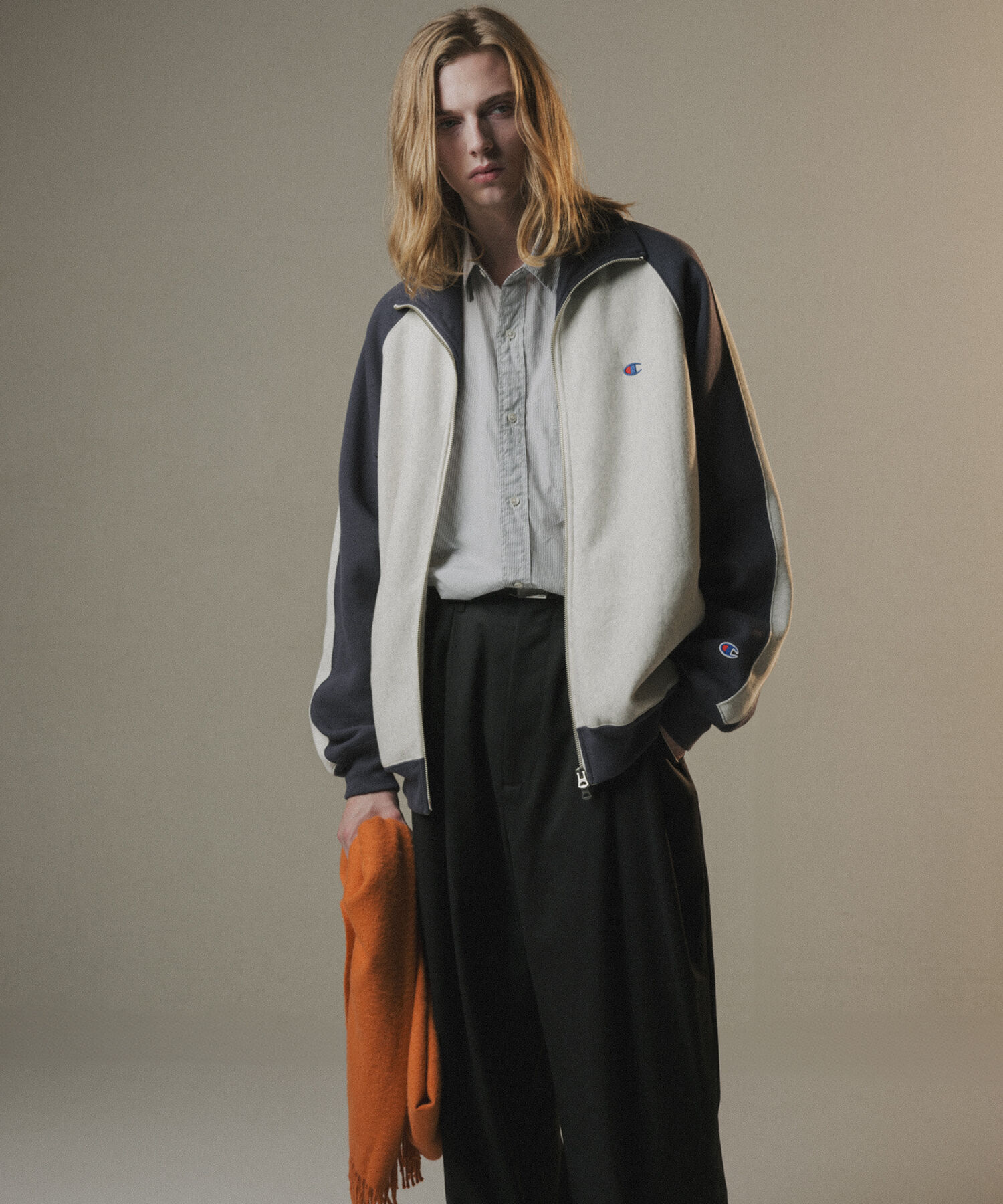 ADAM ET ROPE'「《別注》【Champion/チャンピオン】REVERSE WEAVE TRACK JACKET」|カーディガン|