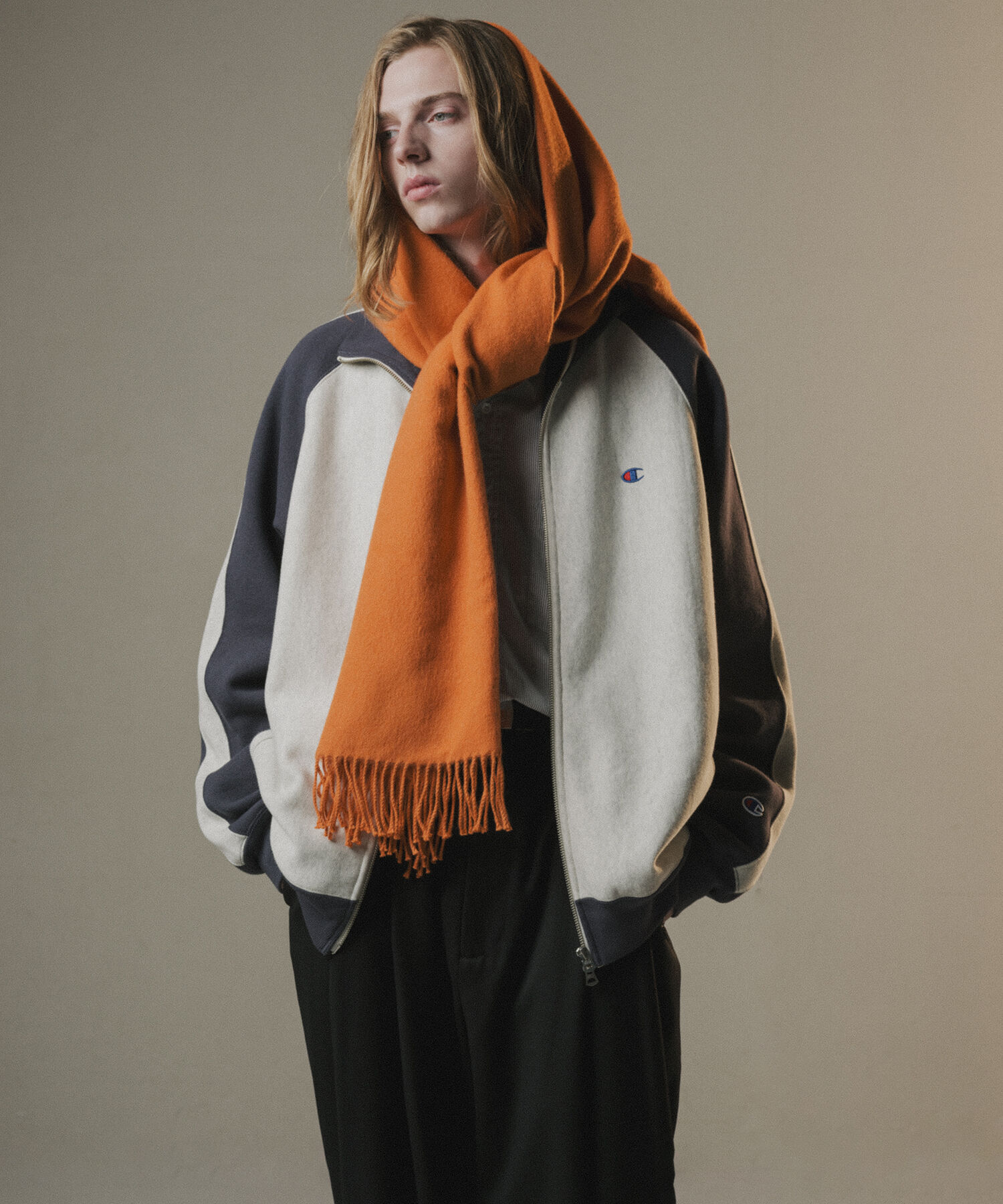 ADAM ET ROPE'「《別注》【Champion/チャンピオン】REVERSE WEAVE TRACK JACKET」|カーディガン|