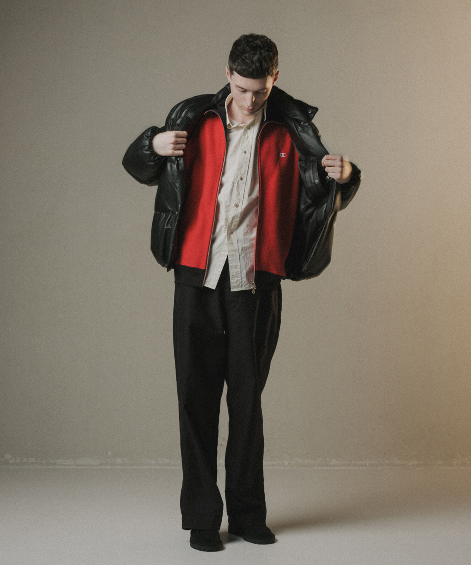 ADAM ET ROPE'「《別注》【Champion/チャンピオン】REVERSE WEAVE TRACK JACKET」|カーディガン|