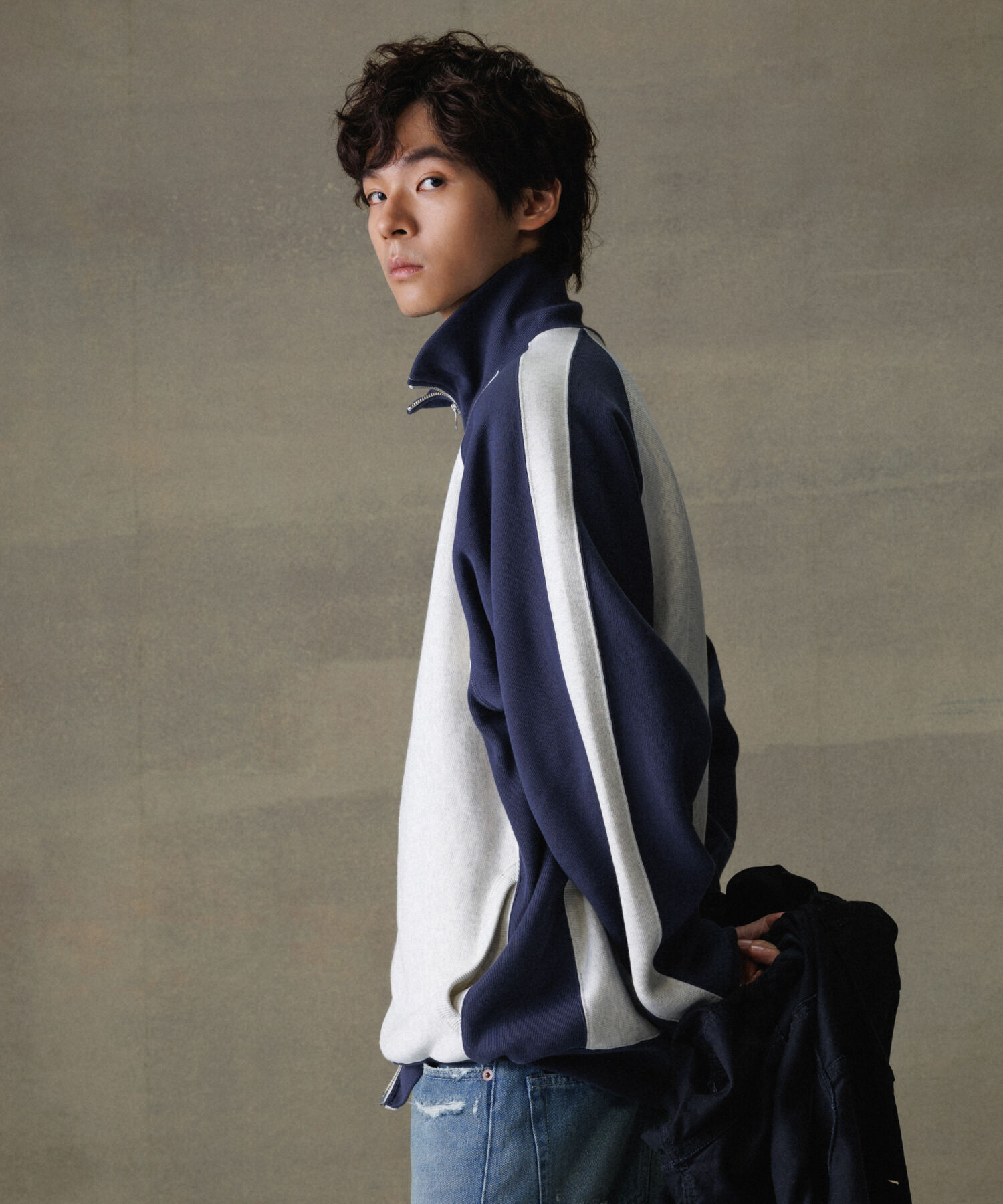 ADAM ET ROPE'「《別注》【Champion/チャンピオン】REVERSE WEAVE TRACK JACKET」|カーディガン|