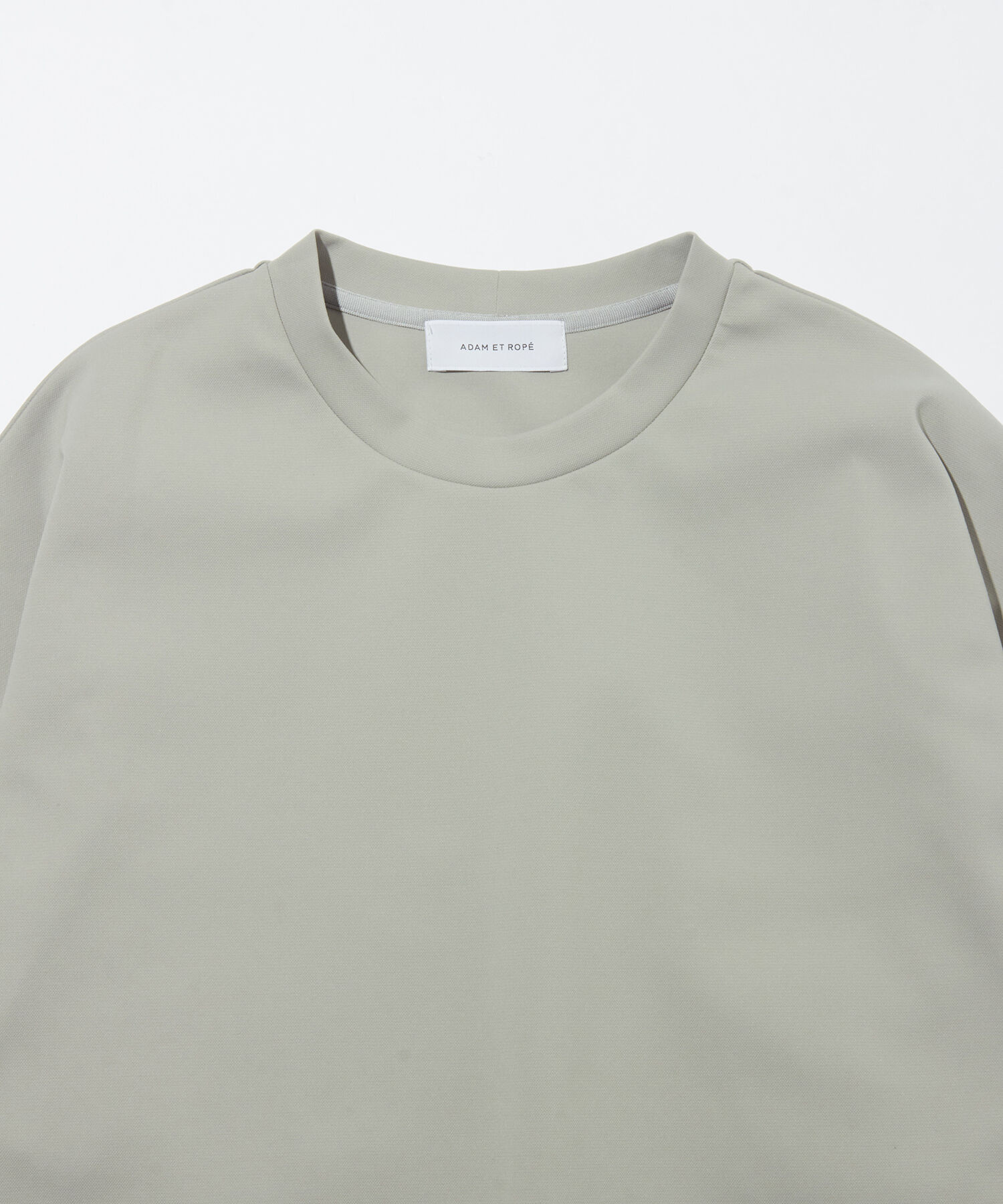 ADAM ET ROPE'「【定番】ポンチ ドロップショルダー キックバック ロングスリーブTee / 高機能ストレッチ / ロングシーズン」|Tシャツ・カットソー|