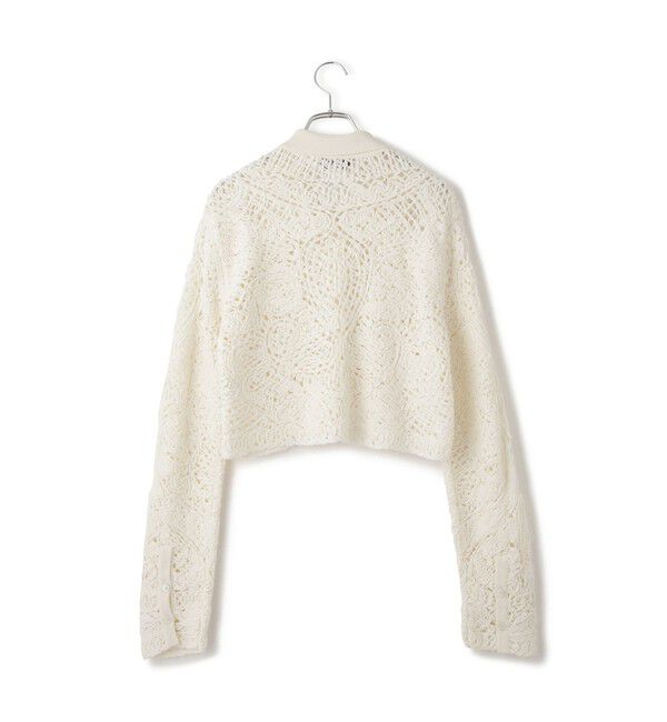 ADAM ET ROPE'「コードレースパターンニットシャツ」|シャツ・ブラウス|