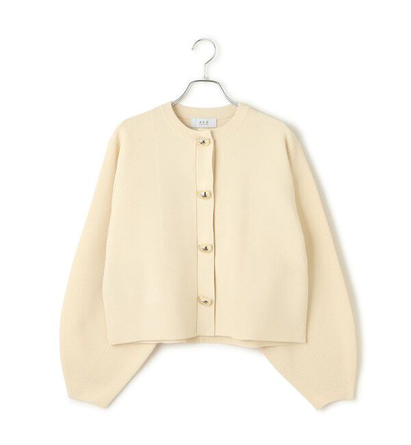 ADAM ET ROPE'「【WEB限定】・【サステナブル】セレクトネックカーディガン」|カーディガン|