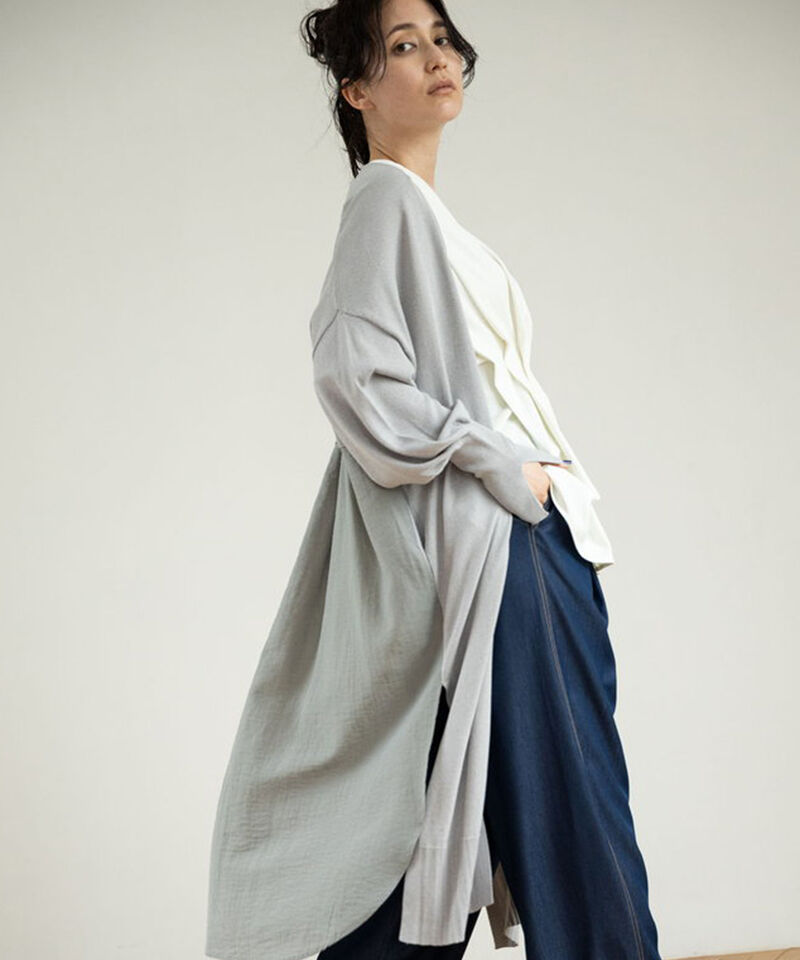  「切替ニットカーディガン」|ニット・セーター|L .GRAY