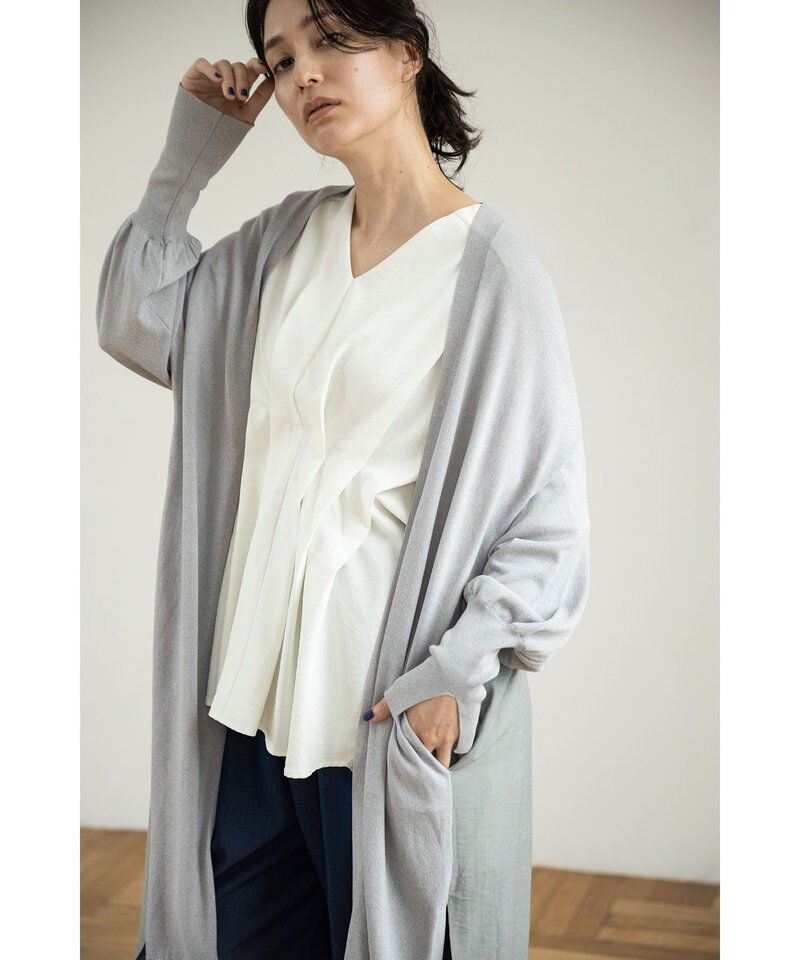  「切替ニットカーディガン」|ニット・セーター|