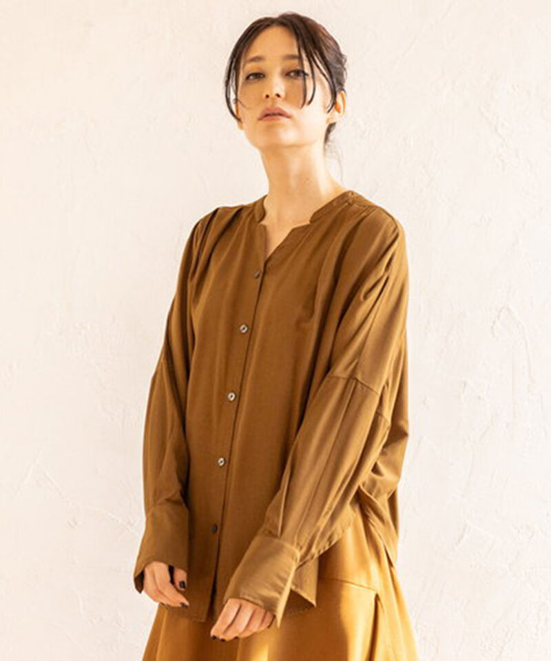  「タックシャツブラウス」|シャツ・ブラウス|KHAKI