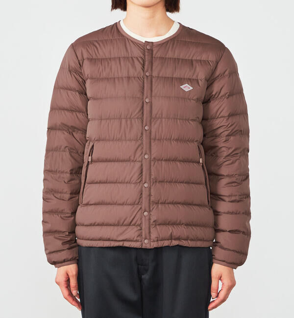 DANTON「DANTON | クルーネック インナーダウンジャケット WOMEN」|ダウン|