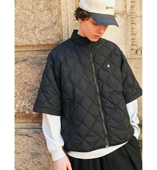 GYMPHLEX「Gymphlex | ナイロンタフタ 2WAYスタンドカラージャケット MEN」|ダウン|