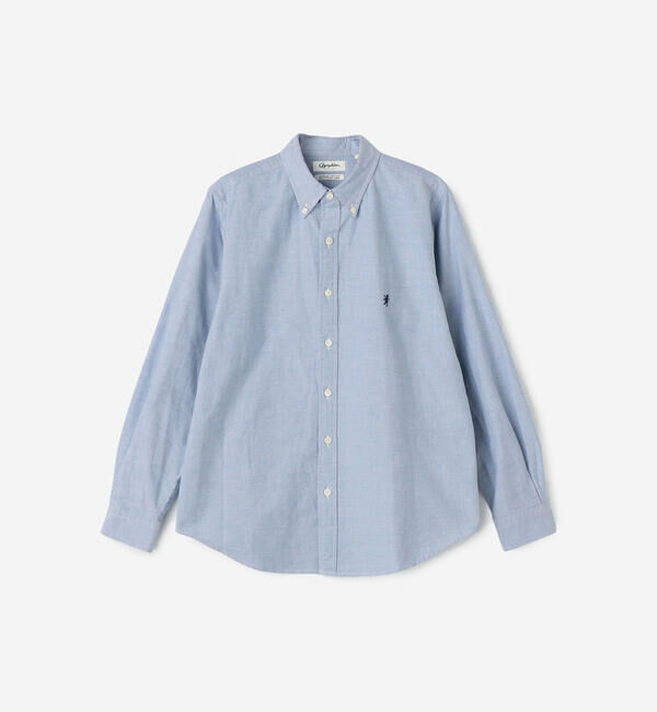 GYMPHLEX「Gymphlex | 長袖ボタンダウンシャツ SOLID WOMEN」|シャツ・ブラウス|