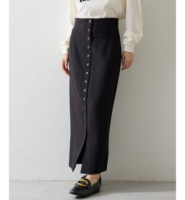  「Wクロスボタンスカート」|スカート|