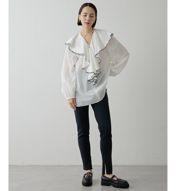  「ローンフリルブラウス」|シャツ・ブラウス|