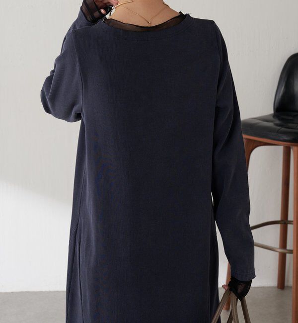  「Q.anos チュールドッキングワンピース」|ワンピース|