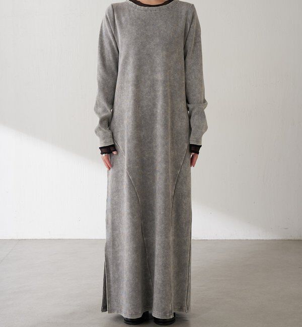  「Q.anos チュールドッキングワンピース」|ワンピース|