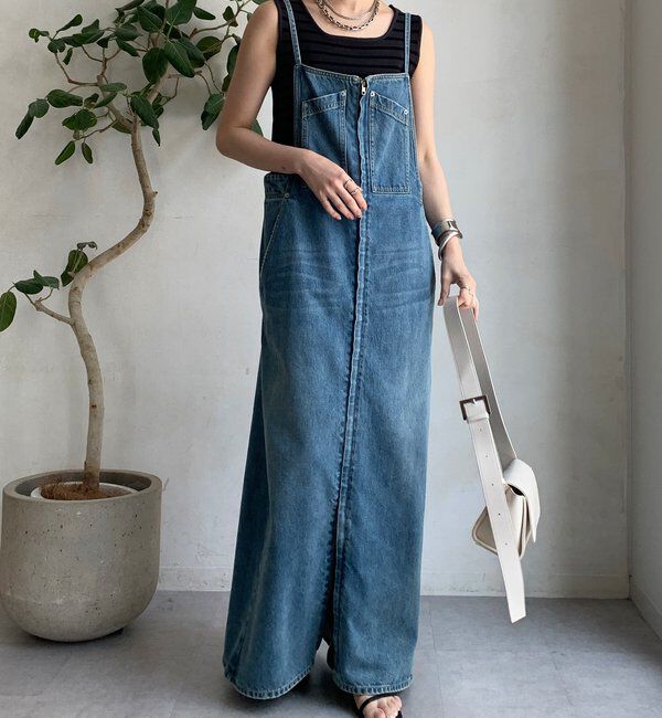  「ボーダースクエアニットタンク」|ニット・セーター|