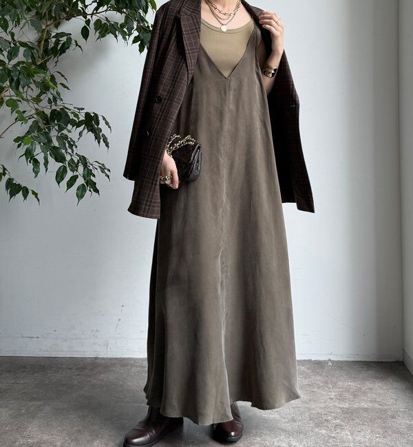  「キュプラキャミワンピース」|ワンピース|