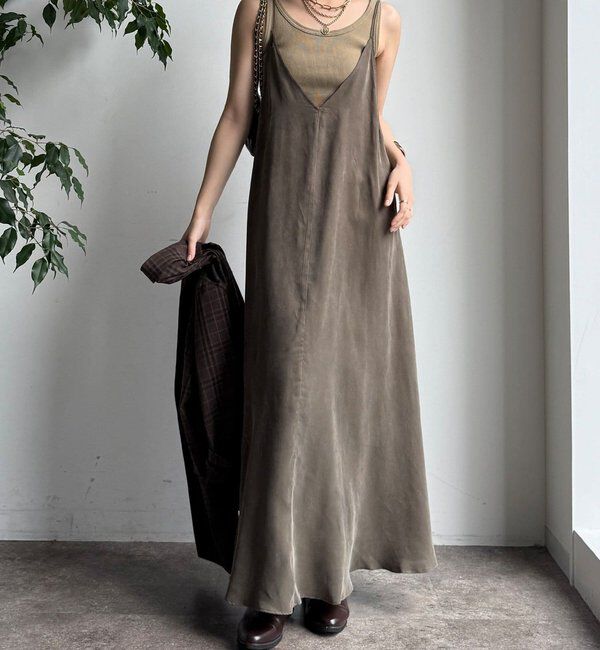  「キュプラキャミワンピース」|ワンピース|