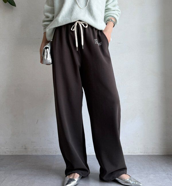  「【WEB限定】ロゴトラックパンツ」|チノ|