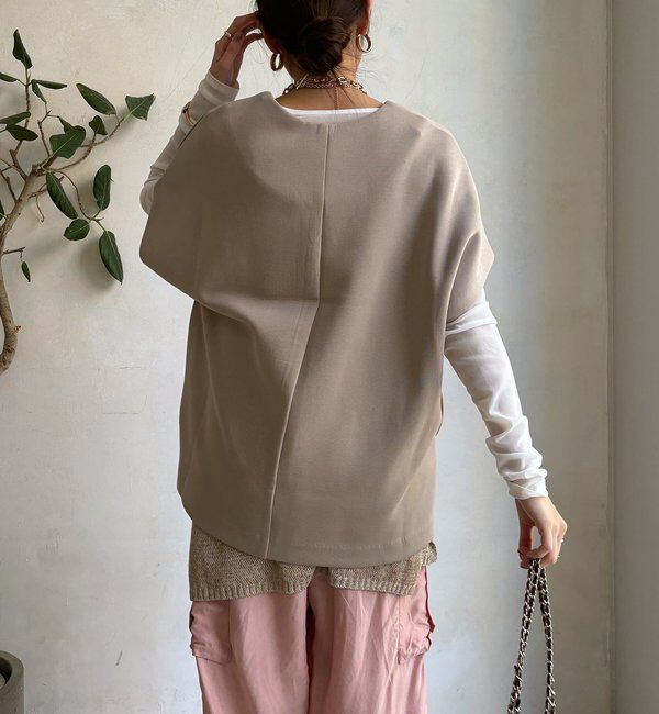  「【WEB限定】オーバーシルエットダンボールベスト」|Tシャツ・カットソー|