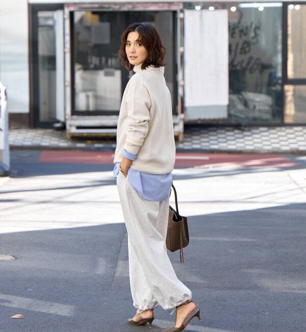  「【5色展開/万能トップス】ウール100NEWボトルネックニット」|ニット・セーター|