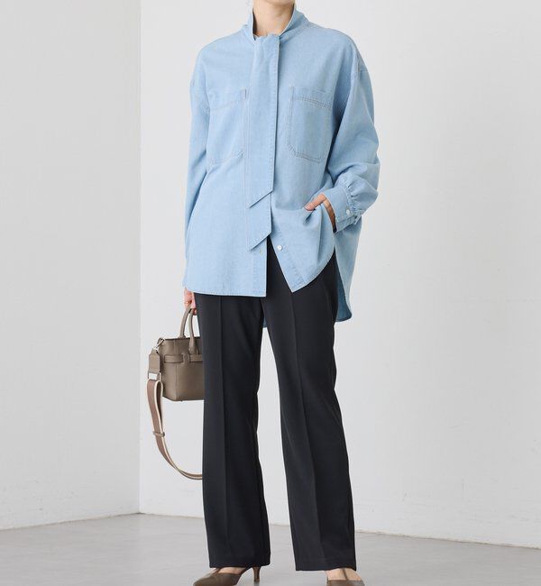  「【褒められシルエット】イージーフレアパンツ」|チノ|