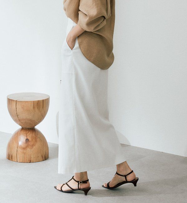  「予約【ウオッシャブル/多機能】フロントZIPタイトスカート」|スカート|